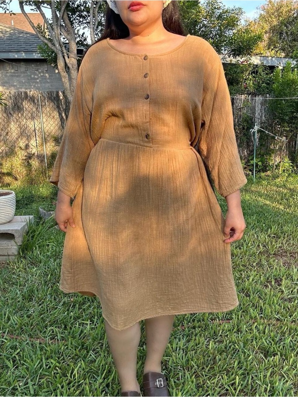 Little cottonwood brown dress